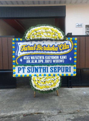 Papan Bunga Duka di Minggir